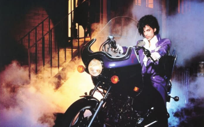 The poster for the film Purple Rain