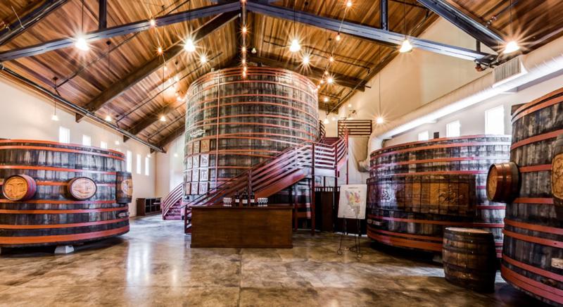 Sebastiani Winery Barrel Room