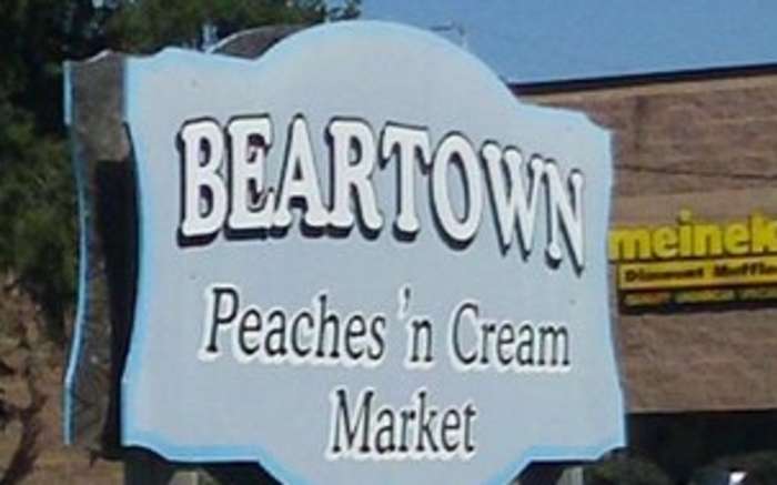 Beartown sign