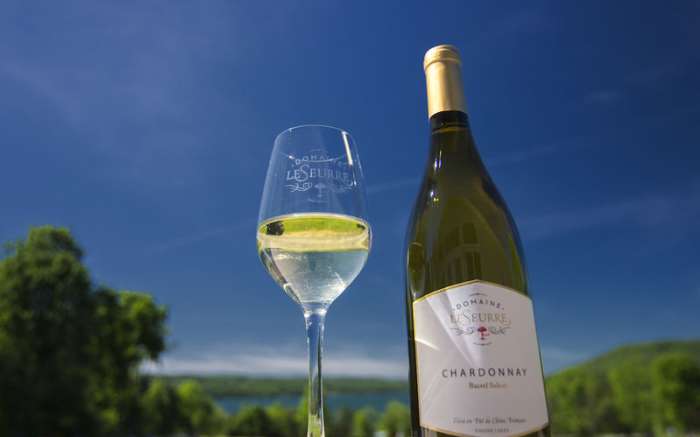 Domaine Leseurre wine - photo by Stu Gallagher