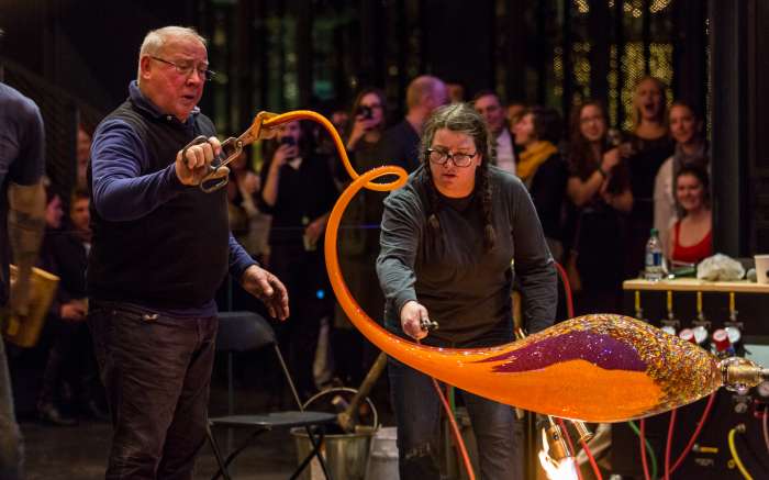 Hot Glass Demo with Lino Tagliapietra