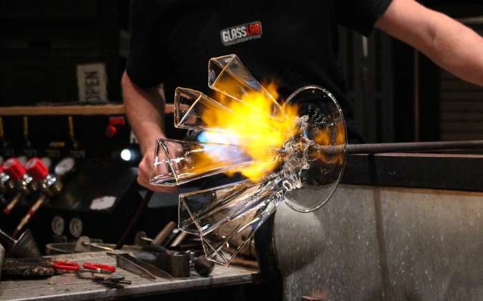 Steuben inspired Hot Glass Show