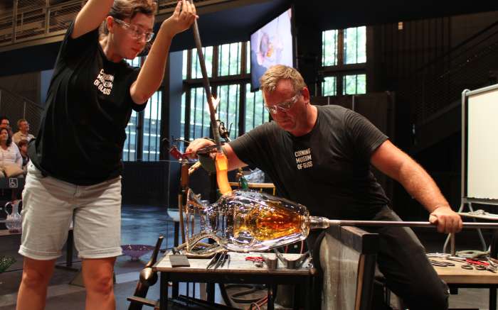 Hot Glass Show in the Amphitheater