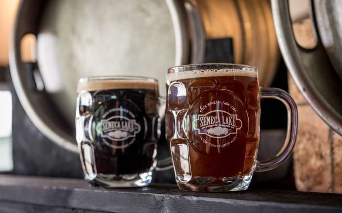 Seneca Lake Brewing glasses