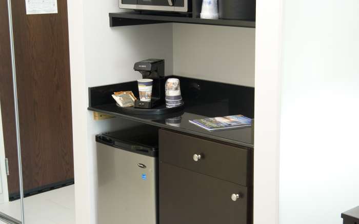 All Rooms Equipped With Fridge, Microwave & Coffee Maker