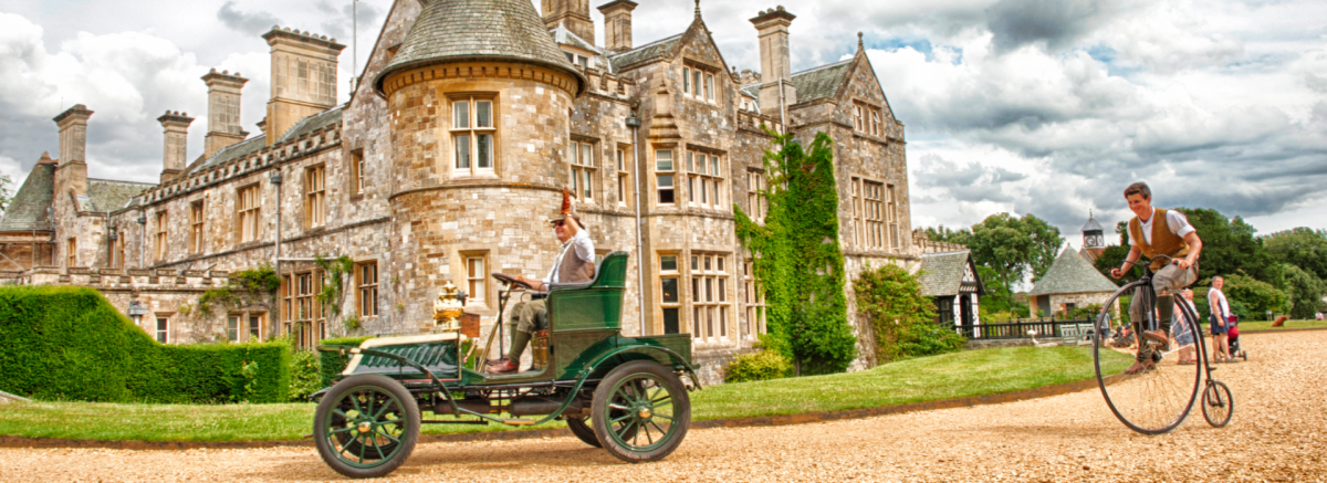 Exterior of Palace House at Beaulieu in the New Forest
