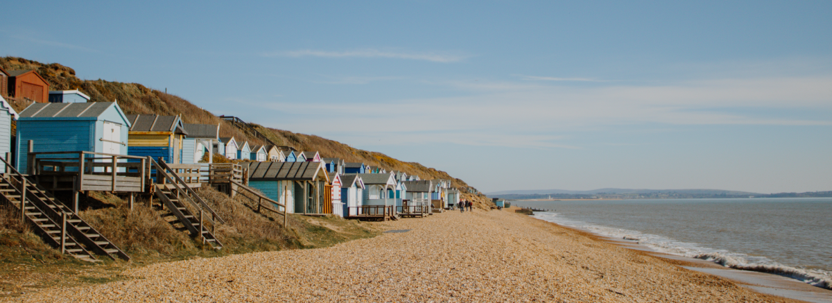 Beach at Milford on Sea in the New Forest
