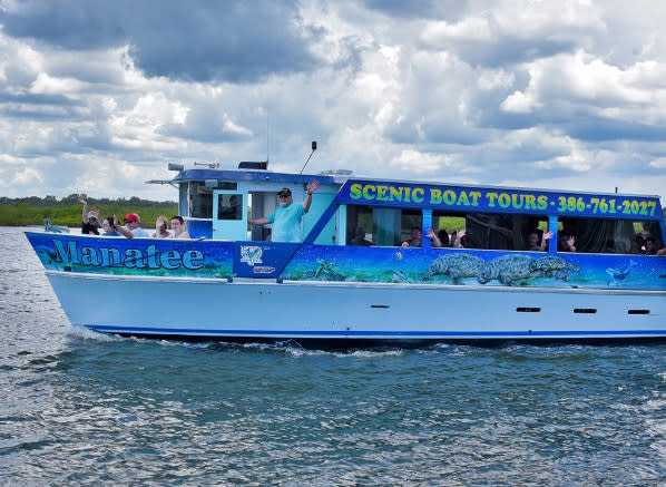 The Manatee Scenic Boat Tour boat