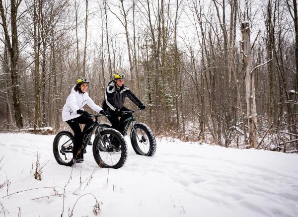 Winter biking in Green Bay