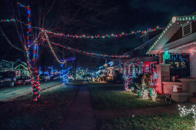 Christmas Lights & Decorations - Grandin Village, Roanoke