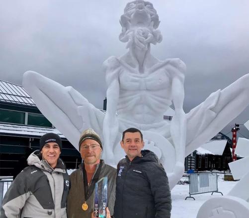 Photo of Winterfest 2026 Snow Sculpting Team Mexico.