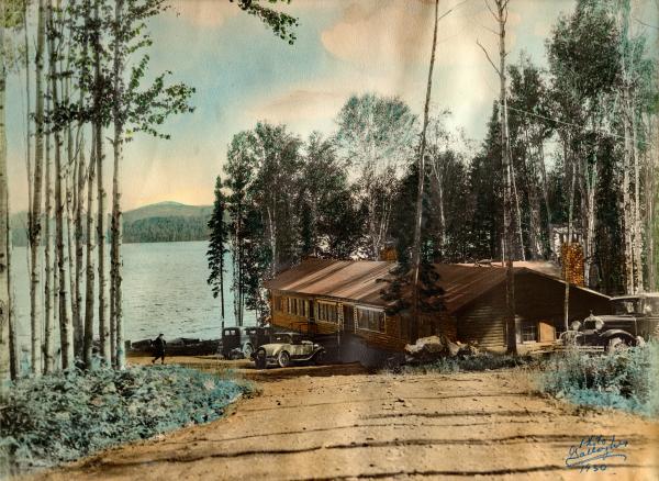 Gunflint Lodge postcard circa 1930s