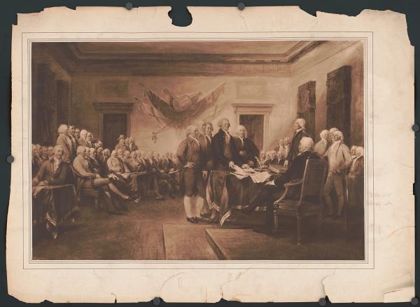 Sigining of the Declaration of Independence