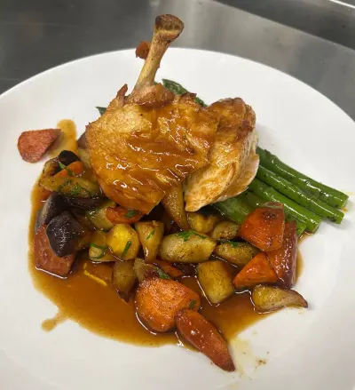 The Maker Thanksgiving plate