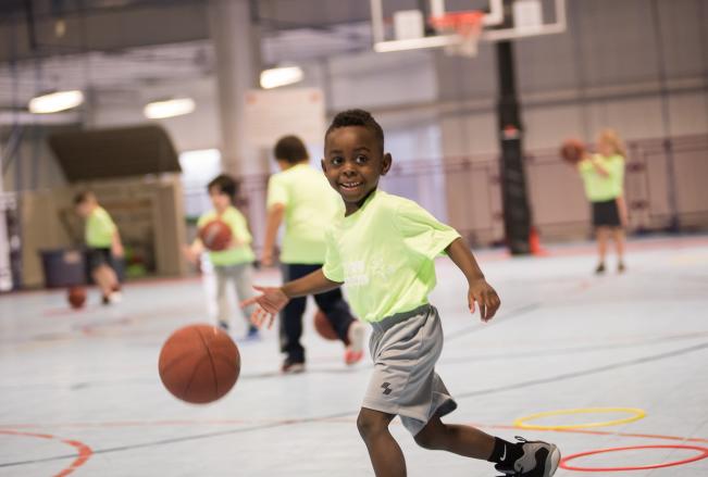 Youth Basketball Player at Total Sports Experience