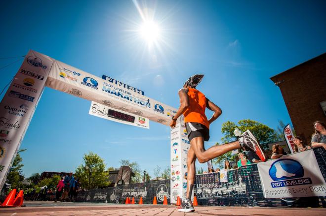 Blue Ridge Marathon Finish Line