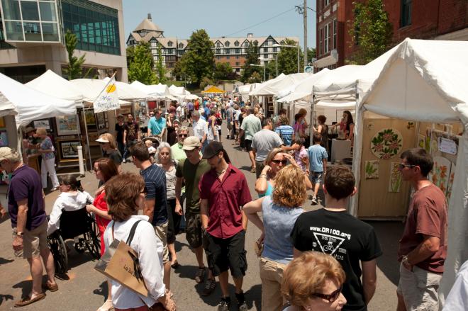 Roanoke Sidewalk Art Show