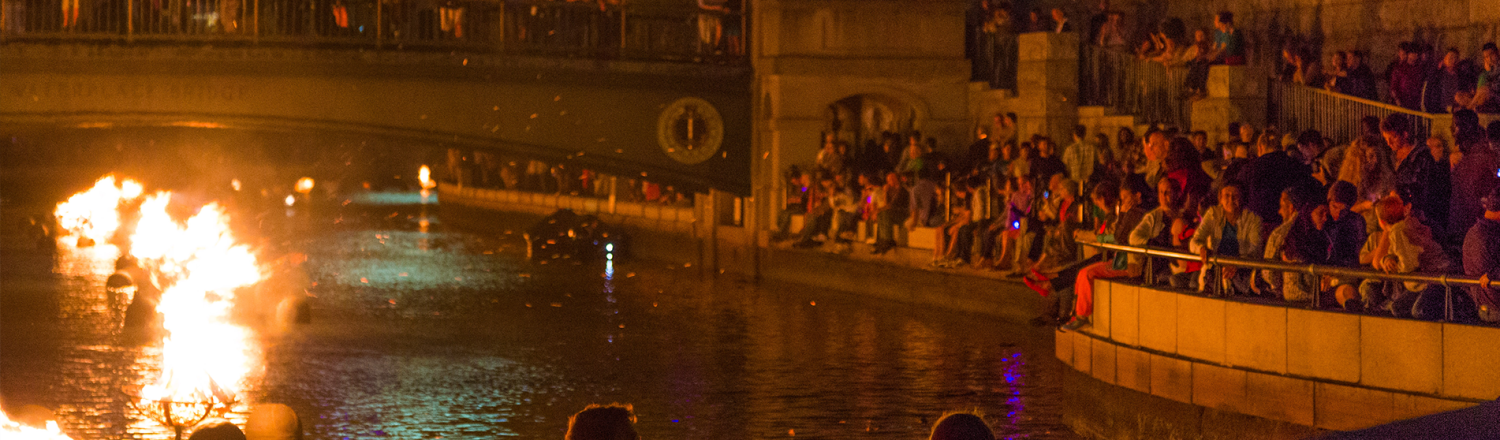 WaterFire crowd