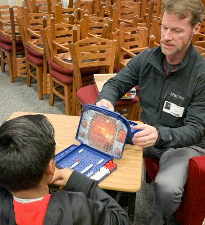 REACH partner with student