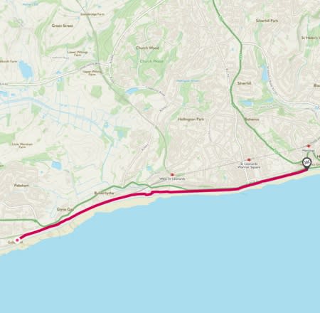 Hastings & Bexhill cycle route