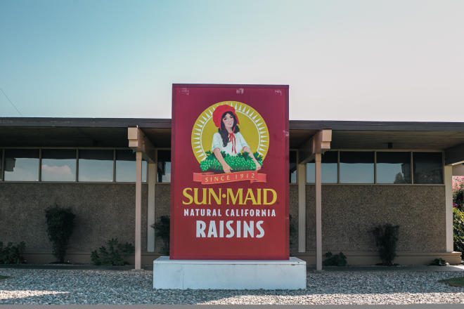 World's Largest Box of Raisins
