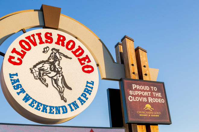 Clovis Rodeo Sign