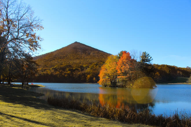 Abbott Lake - Peaks of Otter, Blue Ridge Parkway