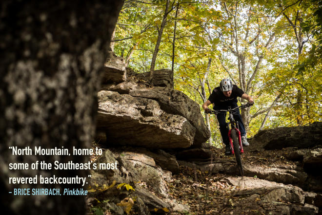 North Mountain, home to some of the Southeast's most revered backcountry quote by Brice Shirbach