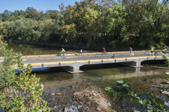 Roanoke Greenway Biking