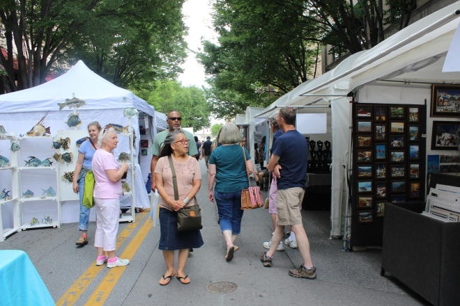 Sidewalk Art Show - Roanoke, VA