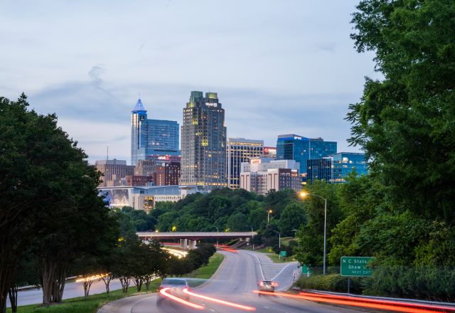 Downtown Raleigh skyline