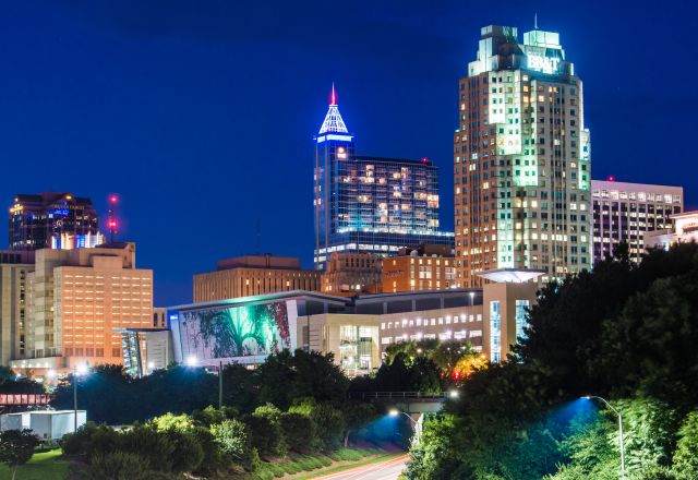 Downtown Raleigh skyline