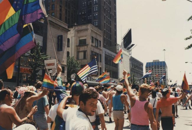 Columbus Pride March 1991, Stonewall Union Records, MSS 1150 AV