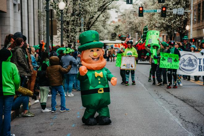 St. Patrick's Parade - Downtown Roanoke, Virginia
