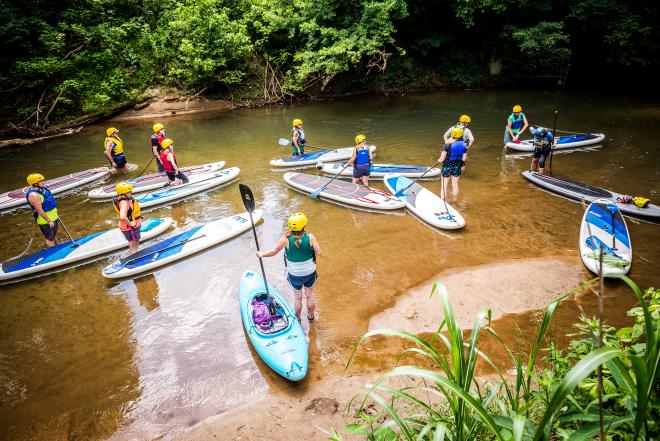 Standup Paddleboarding - Blackwater River - Franklin County, VA