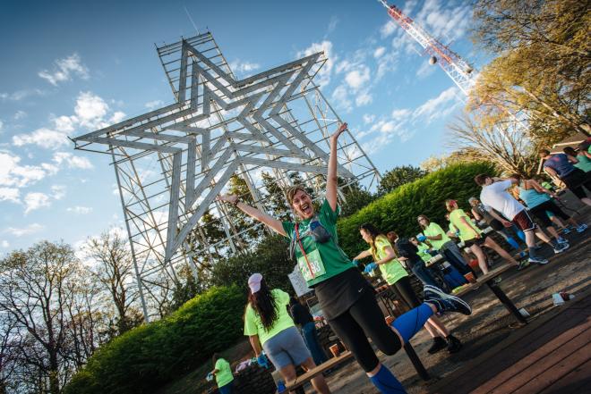 Blue Ridge Marathon Runner - Roanoke Star