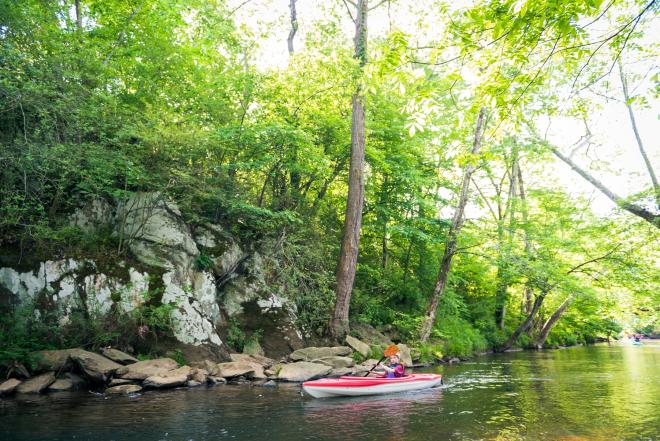 Kayaking the Pigg River - Franklin County, Virginia