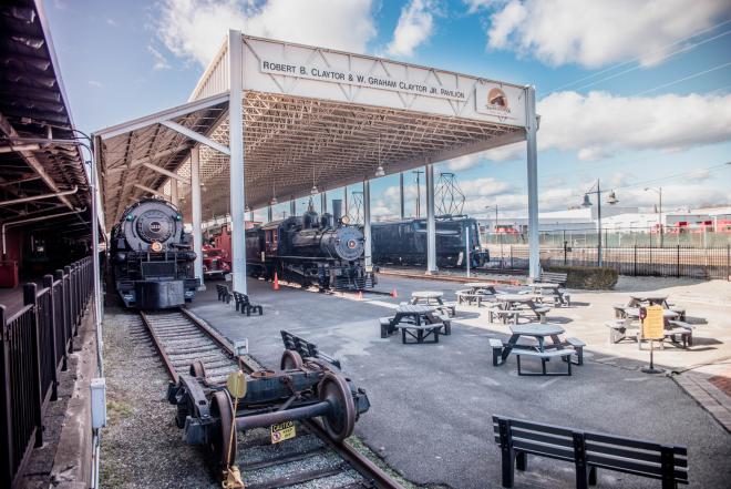 Trains at Virginia Museum of Transportation in Roanoke