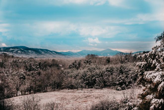 Snow - Blue Ridge Parkway - Roanoke, VA