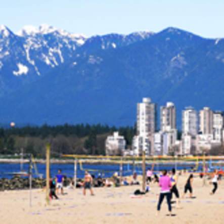 バンクーバーのビーチ
