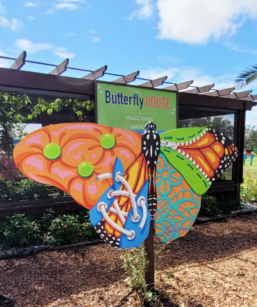 Butterfly House at Peace River Botanical & Sculpture Gardens