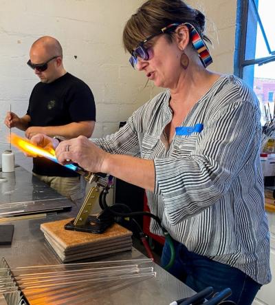 GoggleWorks Glass Blowing Class