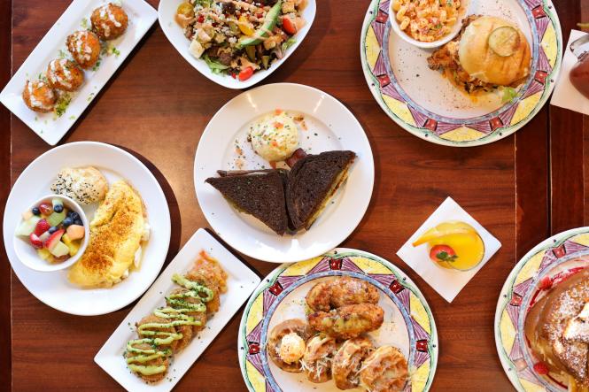 Miss Shirley's offers a variety of brunch and breakfast specialties.