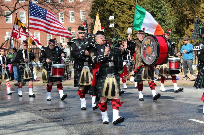 St. Patrick's Day Parade in Annapolis circa 2015.