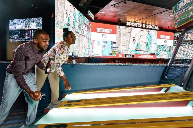 Skee Ball at Sports & Social Maryland