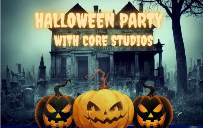 halloween party with core studios