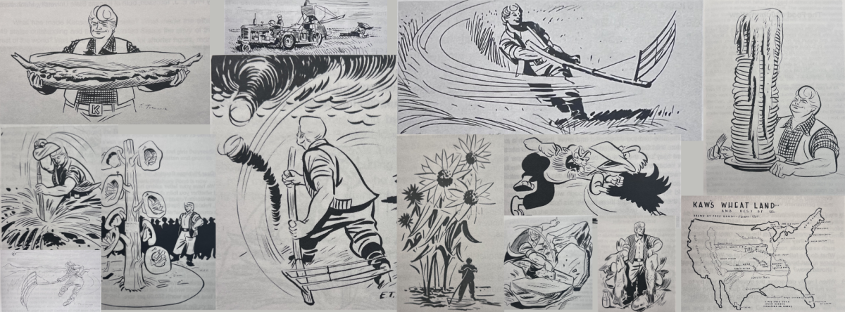 Illustrations of Johnny Kaw