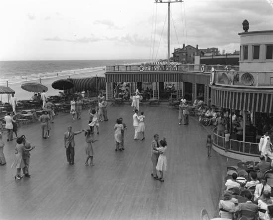 A historic photo of the Cavalier Beach Club in the 1920s