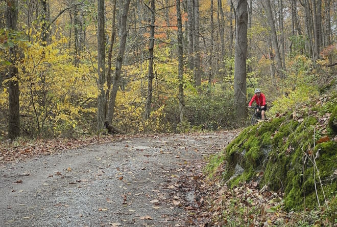 Riding on Sugar Run Road