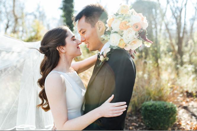 Lydia and Lemuel get married at the Hotel at Arundel Preserve.